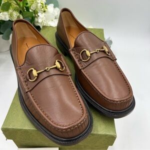 Men’s Gucci 1953 leather horse bit loafer size 11.5 fits 12.5 US made Italy